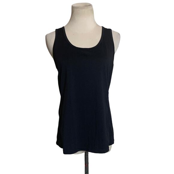 Old Navy active black open back tank top size M - Picture 1 of 8